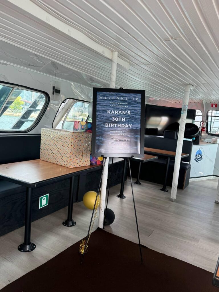 Cabin seating and service area